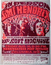 Jimi Hendrix concert poster